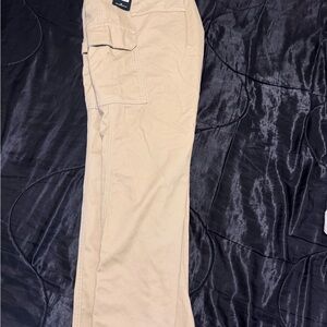 True Religion Beige Cargo Pants for Men